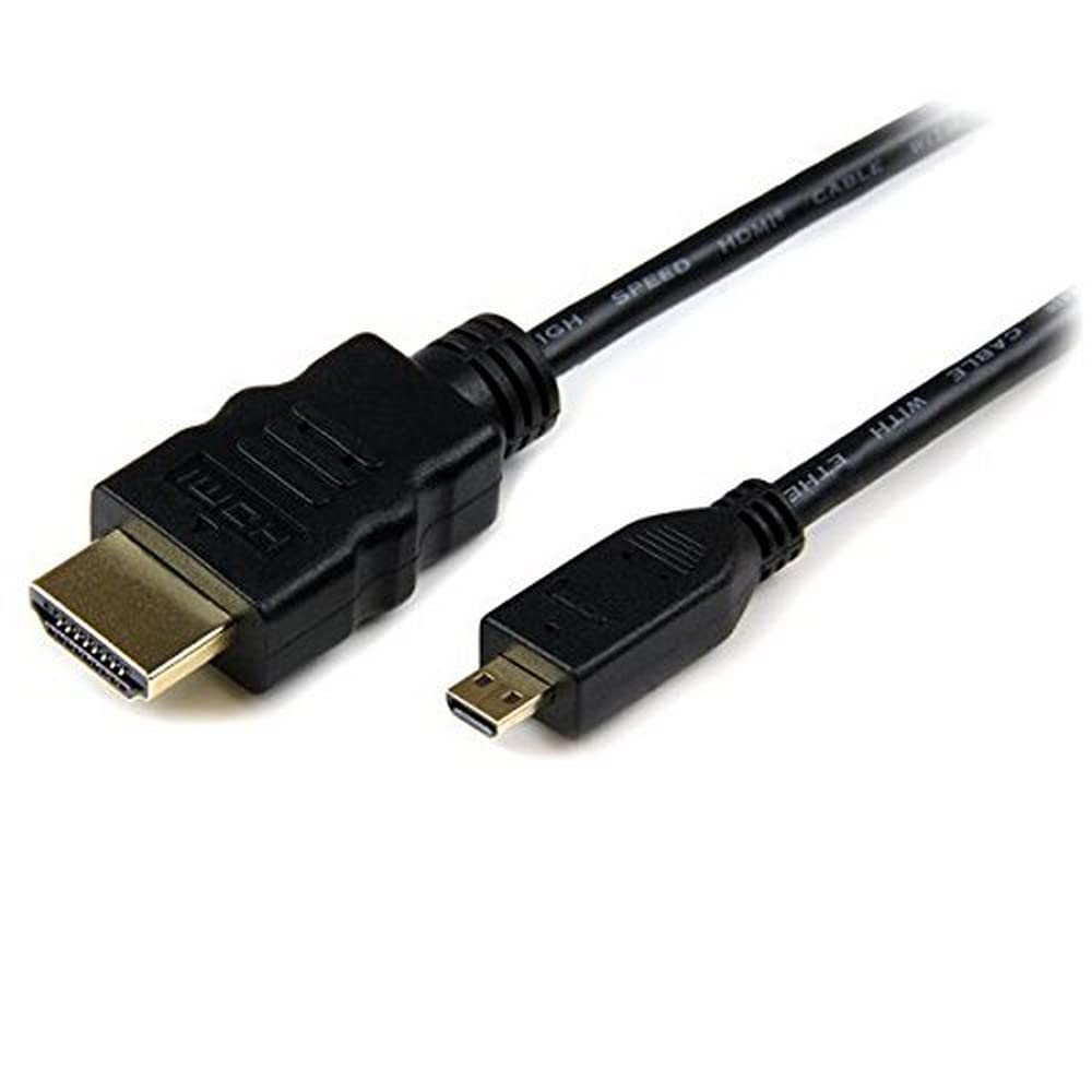 StarTech 6ft Micro HDMI to HDMI Cable with Ethernet, 4K 30Hz (HDMIADMM6)