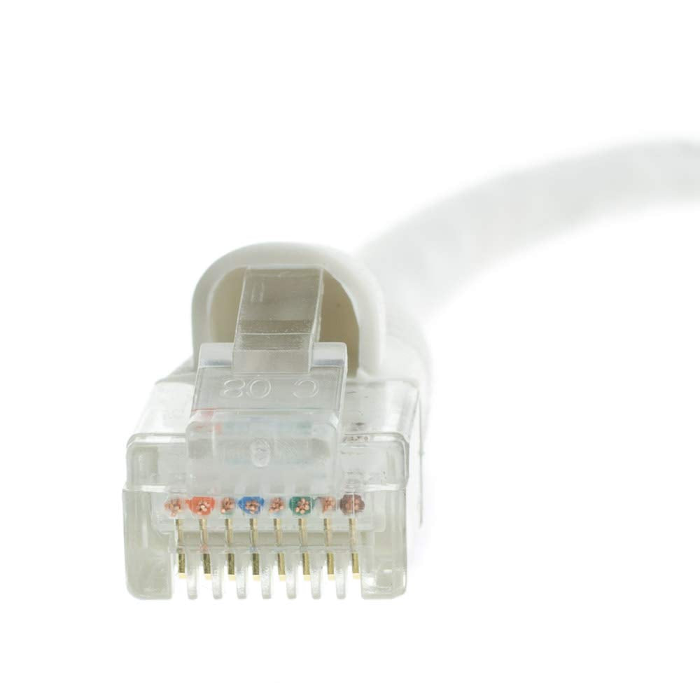 CableWholesale Cat6a UTP Ethernet Cable, 10 Gigabit, 500MHz, 50 ft, White