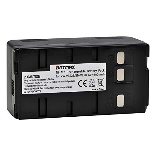 Batmax 4800mAh BN-V25U Battery for JVC BN-V10U, BN-V11U, BN-V12U, BN-V14U, BN-V15, BN-V18U, BN-V22U, BN-V24U, BN-V25U PANASONIC PV-BP15 PV-BP17
