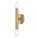 Livex Lighting 2 Lt Satin Brass ADA Wall Sconce