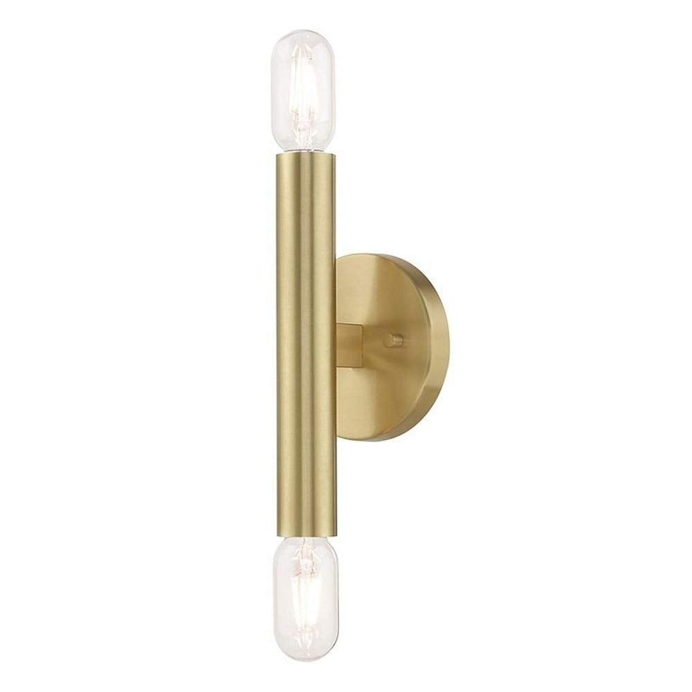 Livex Lighting 2 Lt Satin Brass ADA Wall Sconce