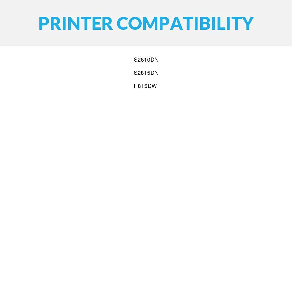 Speedy Inks Compatible Toner Cartridge Replacement for Dell 593BBML F9G3N (Black)
