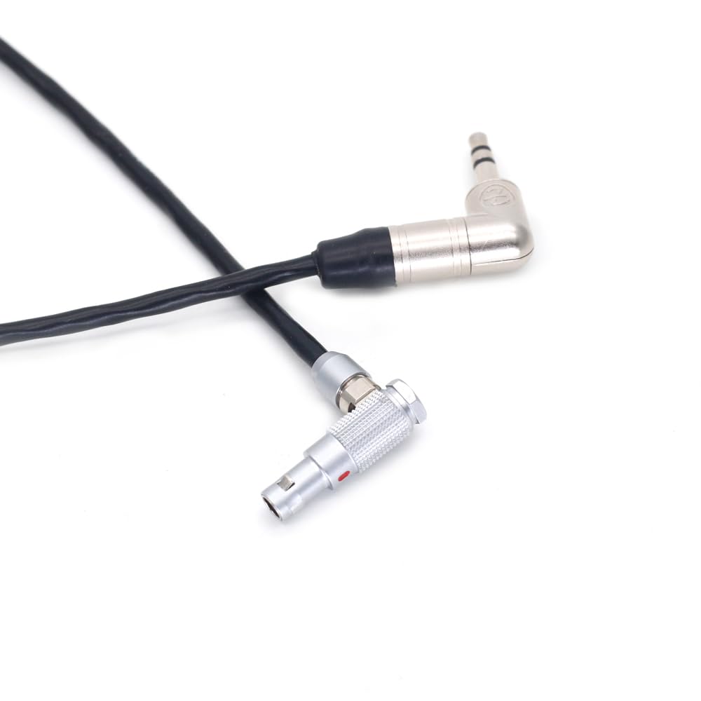 Y'XIAN 3.5mm TRS Jack to 00B 4pin Timecode Cable Tentacle Sync for Red Epic/Gemini/RED Camera, Red Timecode Cable