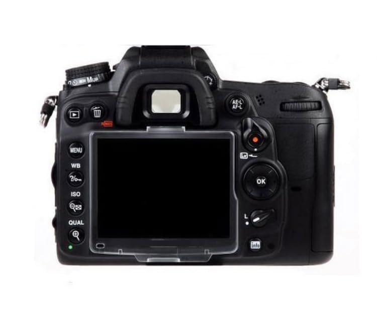 WH1916 [2-Pack] D700 LCD Screen Protective Cover for Nikon D700 SLR Camera, Transparent ABS Screen Protector, Replace BM-9