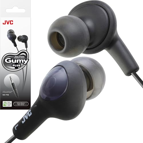 JVC HAFX5B Headphones,Olive Black