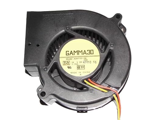 Ailsa Hexi A34710-58 DC12V 1.7A 20.4W 4600RPM 67.4DBA 97x94x33mm 3-Wire Cooling Fan