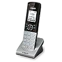 VTech DS6290 Accessory Cordless Handset, Silver/Black | Requires A DS6291 Series Cordless Phone System to Operate