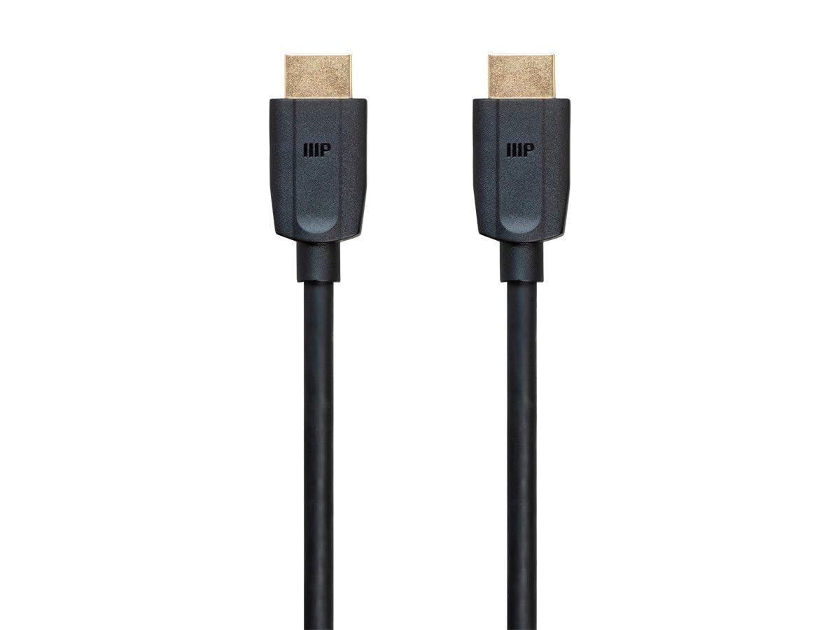 Monoprice Ultra 8K High Speed HDMI Cable - 48Gbps, Dynamic HDR, eARC, 6 Feet, Black - DynamicView Series