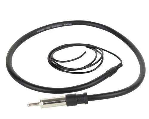 Enrock EKMR1 Marine Flexible Hideaway Wired AM/FM Radio 22" Antenna (Black)