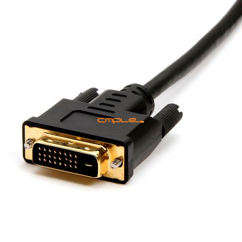 Cmple - Dual Link DVI-D Extension Cable DVI Cord Extender HDTV Male to Female Monitor Cable -10 Feet