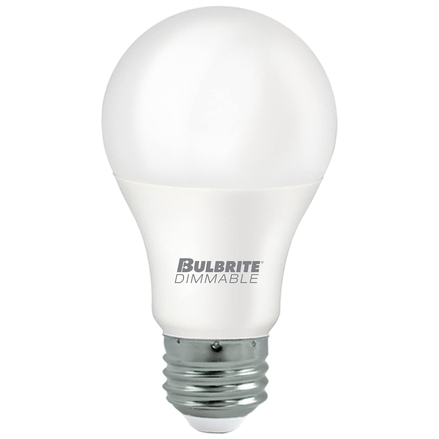 Bulbrite 774238, 9 Watt Omni Directional LED Light Bulb, Frost Finish, A19 60 Watt Equivalent, Premium Dimmable, 2700K E26 Base 120V (6)