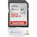 SanDisk 512GB Ultra SDXC UHS-I Memory Card Up to 150MB/s C10 U1 Full HD SD Card (SDSDUNC-512G-GN6IN) Bundle with (1) Everything But Stromboli