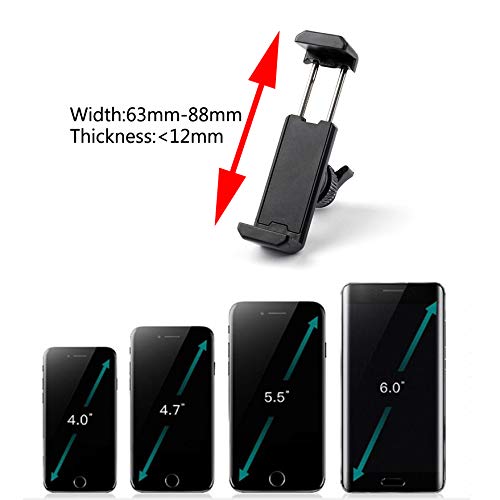 Areyourshop 360°Rotation Car Phone Mount Cradle Holder Stand for Mini Cooper R55 R56 Gray