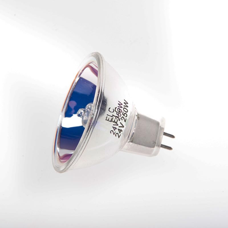 Tawelun 2 PCS ELC 250W 24V Bulb Base GX5.3 24v 250w Halogen Lamp OEM Replacement Bulb for ELC 250 for BC6360 1003264 64653