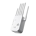 WiFi Extender Signal Booster for Home, New 6X Faster Wireless WiFi Repeater with Ethernet Port, AC1900Mbps Dual Band, Covers up to 12880 sq.ft & 105