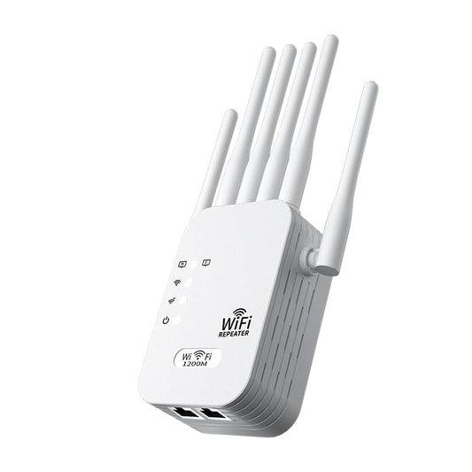 WiFi Extender Signal Booster for Home, New 6X Faster Wireless WiFi Repeater with Ethernet Port, AC1900Mbps Dual Band, Covers up to 12880 sq.ft & 105