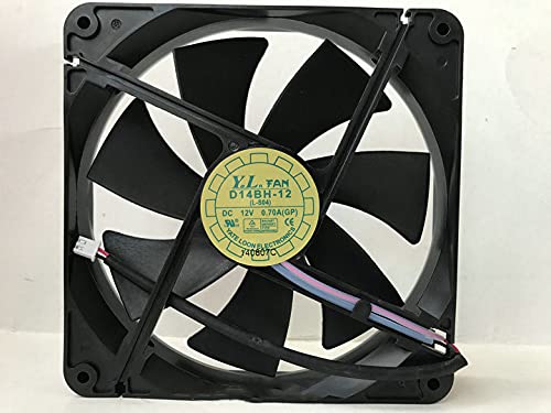 for Great Wall YaLn Fan 14025 D14BH-12 12V 0.70A 14CM Cooling Fan