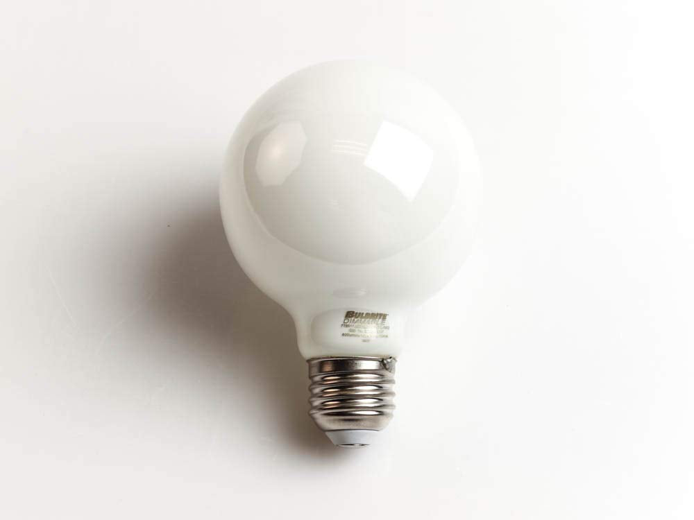Bulbrite Dimmable 7W 2700K G25 Filament LED Bulb, Enclosed and Wet Rated