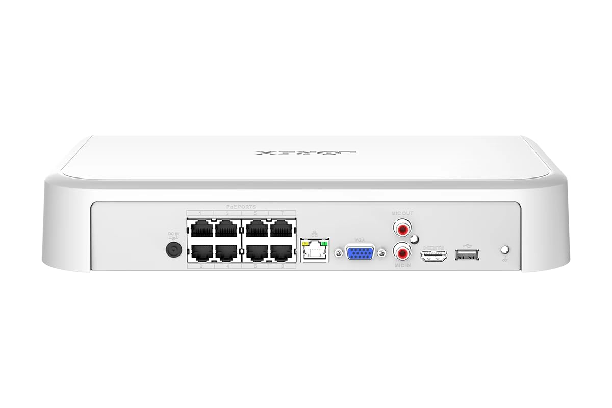 Lorex 4K 12MP Outdoor Security Camera System with 6 IP Wired Bullet Security Camera with 2TB 16 Channel NVR Recorder (Supports Up to 8 Wired + 8