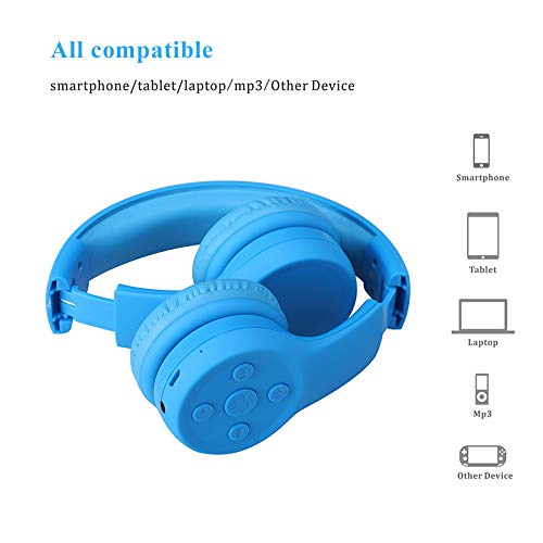 YUSONIC Headphones for Toddlers Bluetooth, Wireless Headphone for Toddler Baby Kids with Sharing Port, Kids Headphones with Mic for Boys Girls Travel…