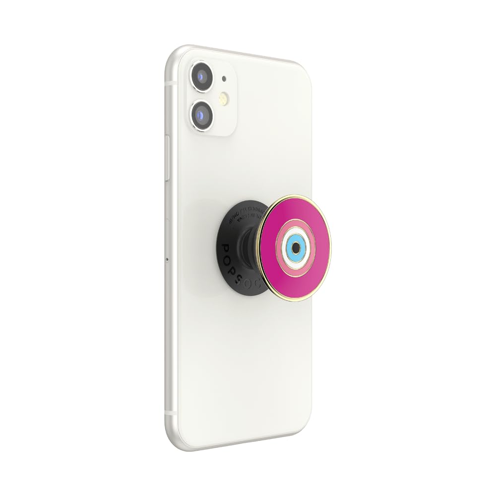 PopSockets Adhesive Phone Grip, Holder, Phone Stand, Evil Eye - Enamel Evil Eye Lover