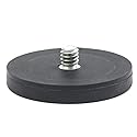 NovelGoal Magnetic Magnet Car Motorcycle Suction Cup 88mm/ 66mm/43mm 1/4 Screw Mount SLR Action Cameras Accessories Compatible with Camera Bracket