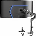 VIVO Aluminum Ultrawide Monitor Tension Stand with Extension Pole for up to 49 inch Screens, Holds 44 lbs, Premium Desk Mount Designed for Samsung