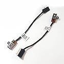 Fleshy Leaf DC Power Jack Harness Cable Replacement for Dell Vostro 3480 3481 3580 3581 3582 3583 3584 3585 Latitude 3490 3590 Series 228R6 0228R6