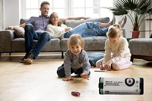 Triangle Power 2 Pack HHR-P105 NI-MH Rechargeable Battery for Panasonic 2.4V 830mAh Battery for Cordless Phones