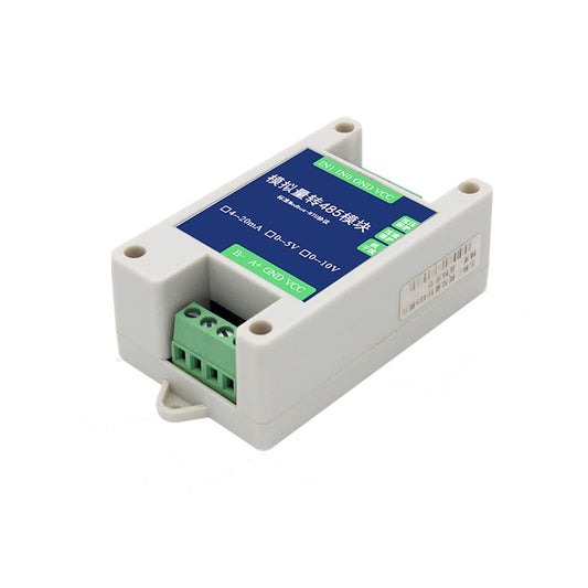 Taidacent 10/12 Bit AD Multi Channel 4-20Ma 0-5V 0-10V PLC Analog I/O Input to RS485 Modbus RTU TCP Converter Module (0-5V)