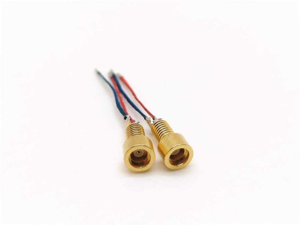 MMCX Female Solder Wire Connector DIY Audio Plug Adapter Mount Pin with Cable, MMCX Headphone DIY Replacement Earphone Cable Adapter for IE800, Shure