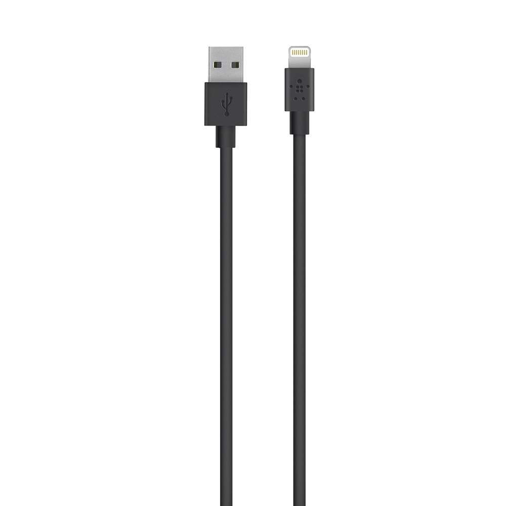 Belkin Lightning to USB ChargeSync Cable - Lightning/USB for iPad, iPod, iPod, Notebook - 6.56 ft -