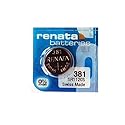 Renata Batteries 381 Watch Battery (5 Pack)