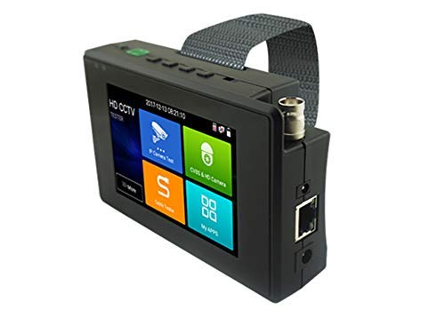 101AV IPS Touch Screen Security Camera CCTV 4” 5in1 Test Monitor Support IP cam, Standard Analog Camera (CVBS) & HD TVI/AHD/CVI Camera up to 8MP