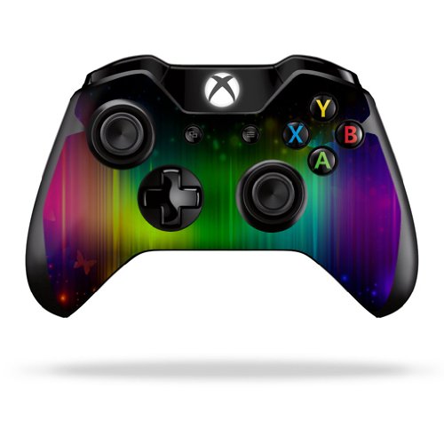 Protective Vinyl Skin Decal Skin Compatible with Microsoft Xbox One/One S Controller wrap Sticker Skins Glow