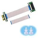 SUPERPLUS PCI Express Riser Cable x1 PCI-E 36PIN 1X Extension Cable (90 Degrees Direction) for Server Chassis