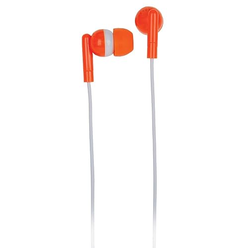 Manhattan Color Accents Chill Tangerine in-Ear Full-Stereo Headphones - Orange (178273)