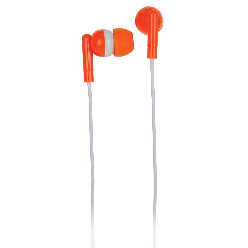 Manhattan Color Accents Chill Tangerine in-Ear Full-Stereo Headphones - Orange (178273)