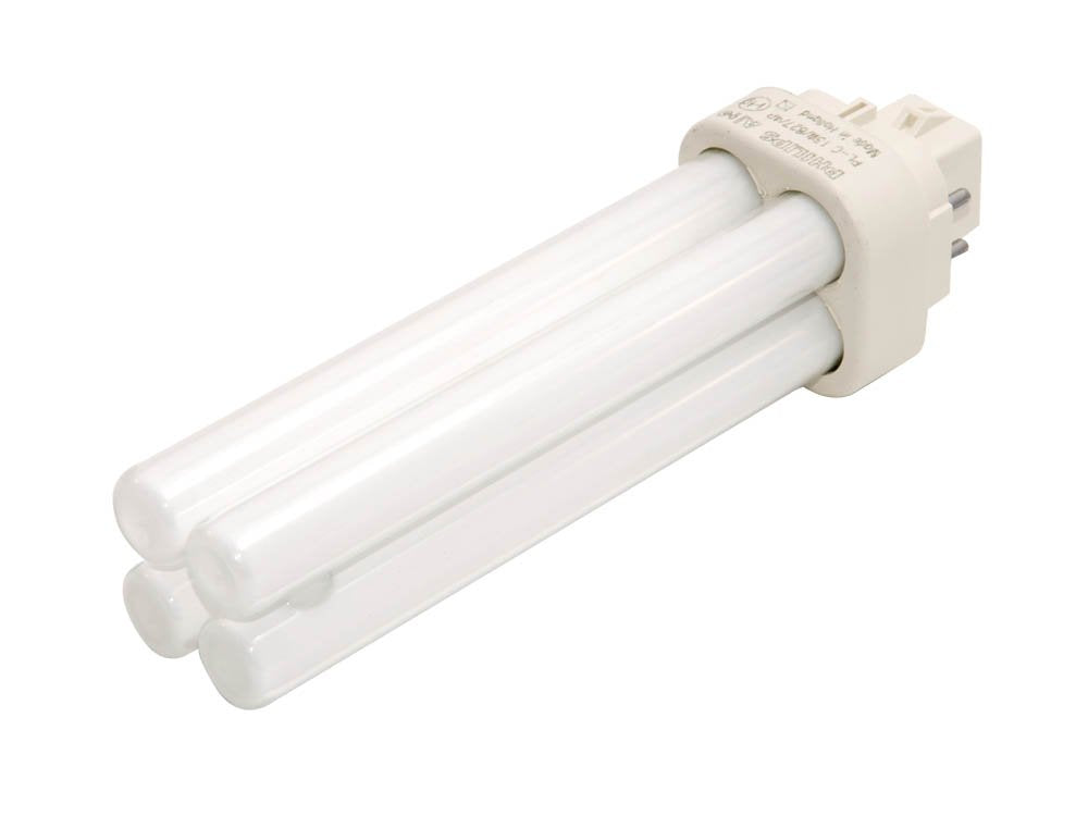 Philips 13W 4 Pin G24q1 Very Warm White Double Twin Tube CFL Bulb