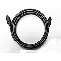 Omnihil 10 Feet Digital Optical Cable Compatible with RCA RTS7010B, RTS7015B Home Theater Sound Bar