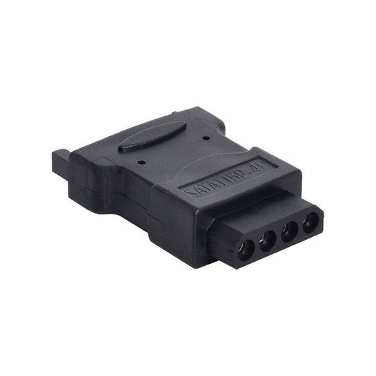 cablecc 15Pin SATA Male Power Cable to Molex 4-pin IDE Hard Disk Drive Power Adapter