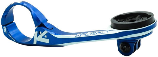 K-Edge Max XL Combo Limited Edition Computer Mount - Garmin/Wahoo, Blue