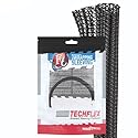 TechFlex 1/2" Split F6 Braided Cable Sleeving Wrap, Split Loom (5FT) F6N0.50BK-5