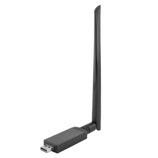 ASHATA USB Network Card,RTL8821AU Network Adapter Band 600Mbps USB Adapter Compatible with Bluetooth, High-Speed 2.4GGHZ and 5.8GHZ Network Card