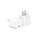 Anker USB C Charger with Foldable Plug, 20W USB C Charger Block for iPhone 17/16 / 15 and More Series, Galaxy, Pixel, iPad (3 Pack, Cable Not