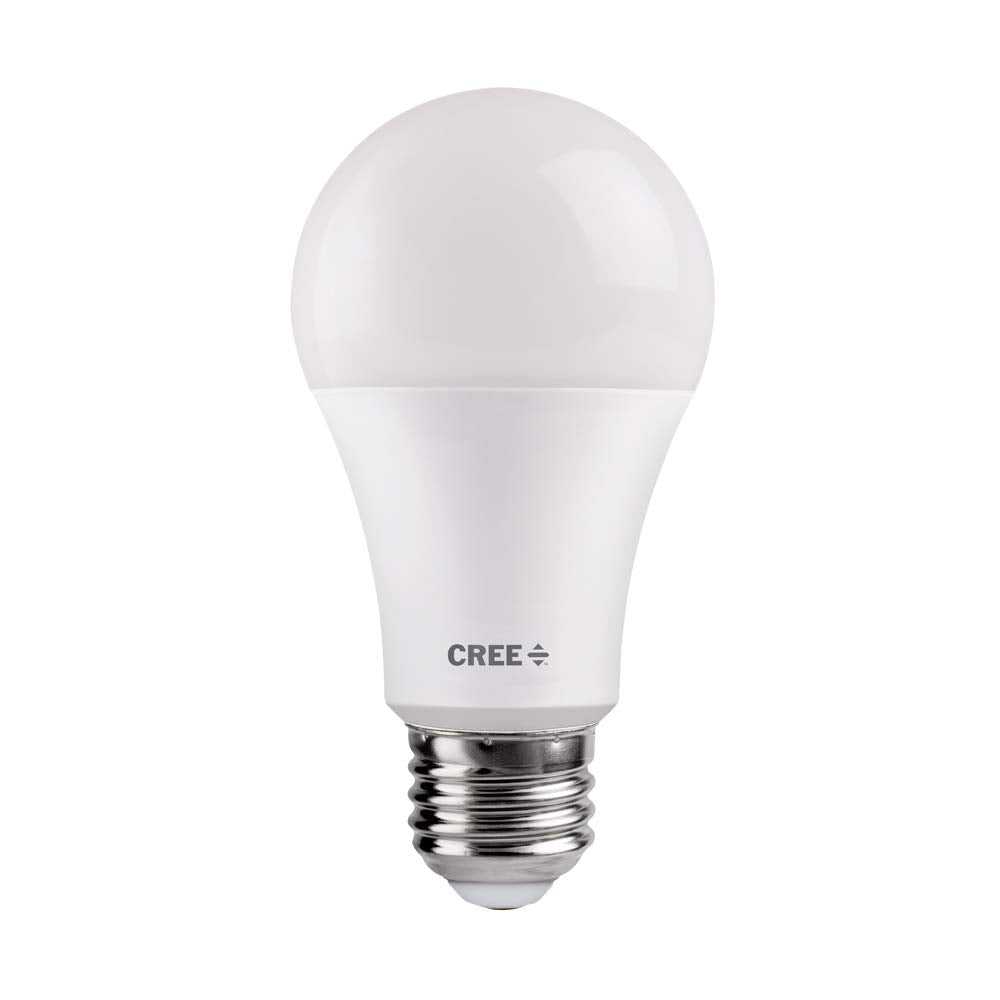 Cree Lighting A19-60W-B1-27K-E26-U4 Basic A19 60W Equivalent LED Bulb (Dimmable) 800 lumens Soft White 2700K 4 Pack