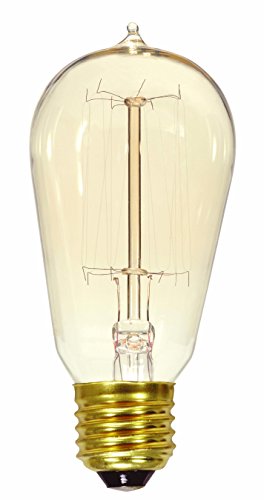 S2413 40w St19 Vintage Quad Loop Cage Style Clear