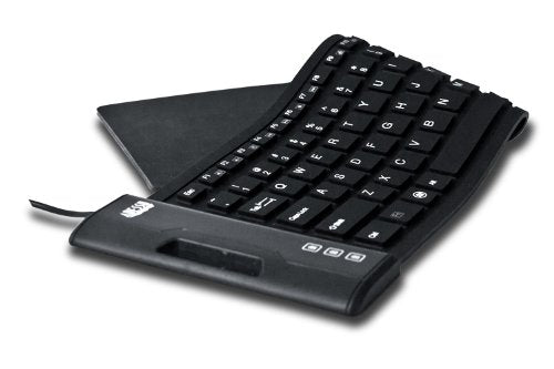 Adesso AKB-222UB - SlimTouch 222 Waterproof Flexible Keyboard for Windows 8/7/Vista/XP/2000, Compact Size