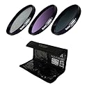 Vivitar VIV-FK3-46 3 Piece Filter Kit 46mm (Black)