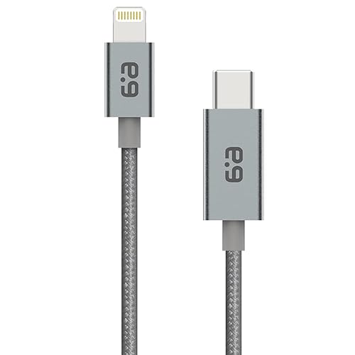 PureGear Braided USB C to Lightning Cable, Apple MFi Certified Charging Data Sync Cable Support Power Delivery & Type C Chargers for iPhone 14,14…